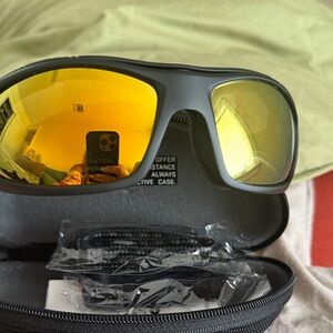 Black Sunglasses with Yellow Lenses WileyX Personal Protective Eyewear WXZ87-2+